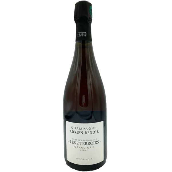Adrien Renoir - Champagne Rosé Grand Cru Verzy "Les 2 Terroirs" Adrien Renoir - Champagne Rosé Grand Cru Verzy "Les 2 Terroirs"